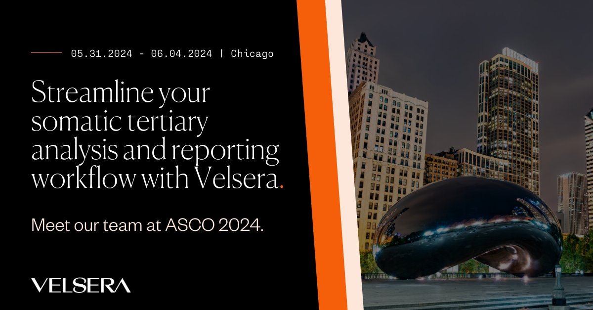 Meet us at #ASCO2024 at booth #11118! Integrate our clinical-grade Knowledgebase with CGW for quick, informed treatment decisions. Save time, ensure quality, and achieve the best patient outcomes.  
Schedule a meeting today! eu1.hubs.ly/H09gzFL0 

#EraofVelsera