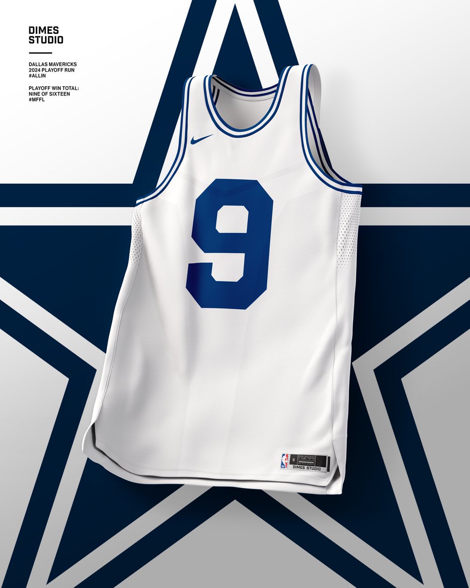 JesseWuCreative's tweet photo. New uni design for every @dallasmavs playoff W!

9 of 16: “That’s My Quarterback!”

GO MAVS! #MFFL https://t.co/dNkoVDMBSF