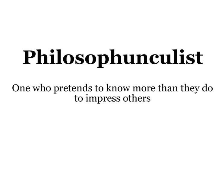 Philosophunculist