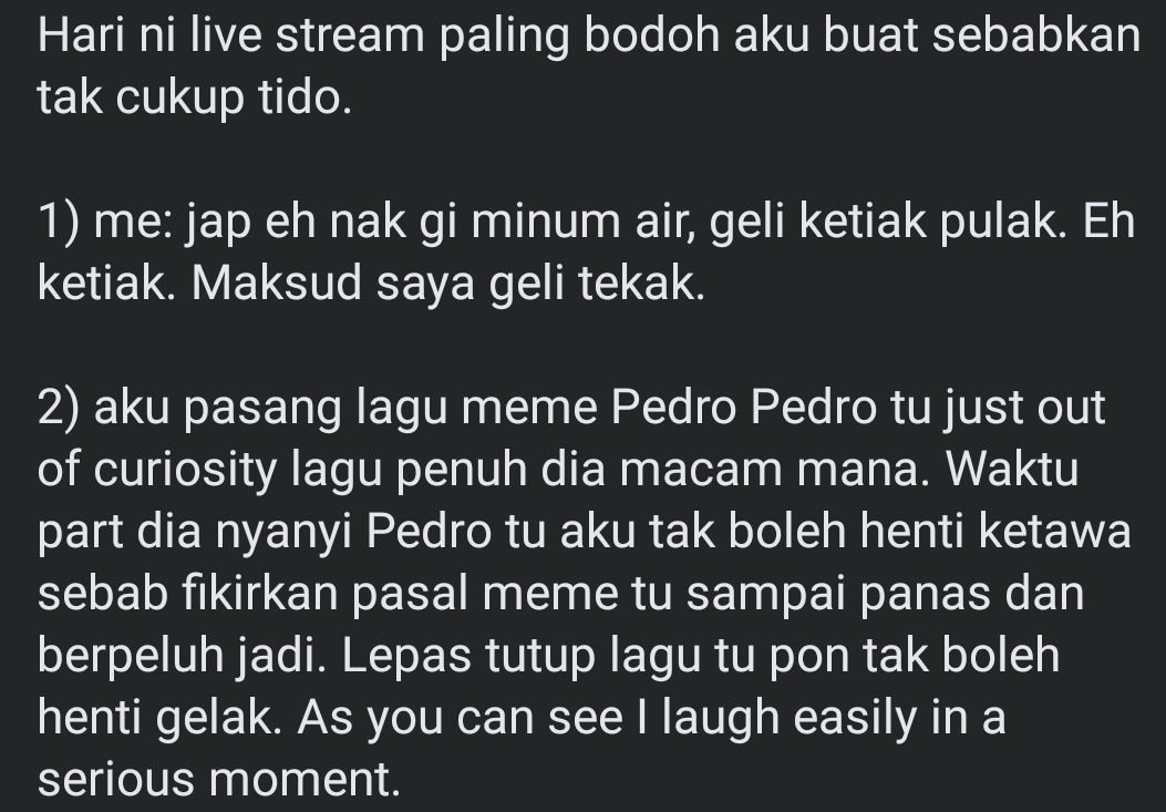 VtuberAmi's tweet photo. This is why I always prioritise having enough sleep https://t.co/Oo3m91qnth
