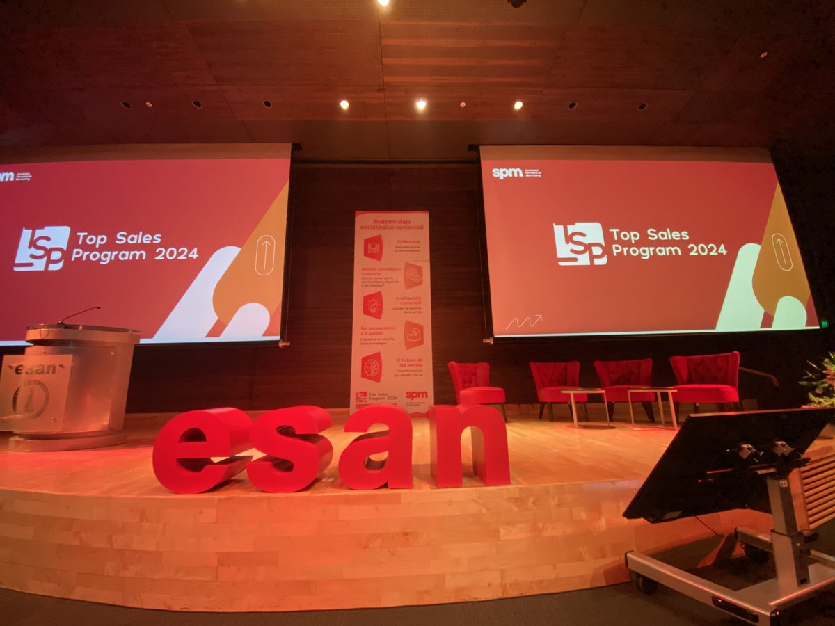 UNACEM Perú (@unacemoficial) on Twitter photo Hoy asistimos a #TopSalesProgram2024, evento organizado por <a href="/SPMarketingPeru/">SPMarketing</a>, en donde Gabriel Barrio, nuestro Gerente Comercial, compartirá su experiencia en ventas.
Manténte atento a este hilo para aprender sobre el tema. 🧵 ⤵️ Hoy asistimos a #TopSalesProgram2024, evento organizado por <a href="/SPMarketingPeru/">SPMarketing</a>, en donde Gabriel Barrio, nuestro Gerente Comercial, compartirá su experiencia en ventas.
Manténte atento a este hilo para aprender sobre el tema. 🧵 ⤵️