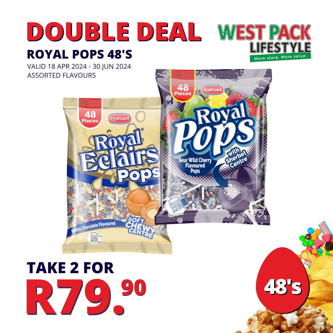 More Sweet Types 🤴 👸 🍫 🍭  Part 2 of 2
Which type sounds more like you?

🍭 The Chewy Charmer
You probably always choose differently, and want to be unique. So our Royal Pops with Soft Chewy Centre is a surprise and delight worth getting to!  bit.ly/3PHxi6A