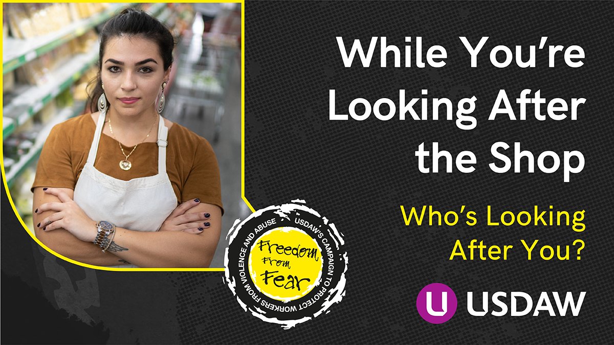 While you're looking after the shop, who's looking after you? Check out our tips for a safer workplace - and remember, your Usdaw rep will help if you've got any concerns. usd.aw/3tlSdkh