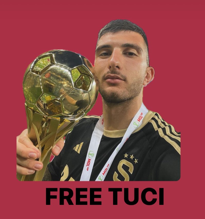 jakubbjakubb's tweet photo. @spartanske @ACSparta_CZ #FreeTuci https://t.co/kBH3JQPaA9