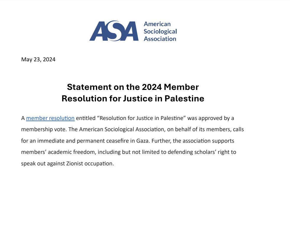 And the text of the member resolution has been published by ASA on their website here: 

asanet.org/wp-content/upl…