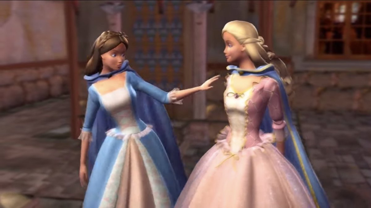 barbienostalgic's tweet photo. Kate and Edwina’s dresses are so Princess and the Pauper coded https://t.co/luw08Pecoc