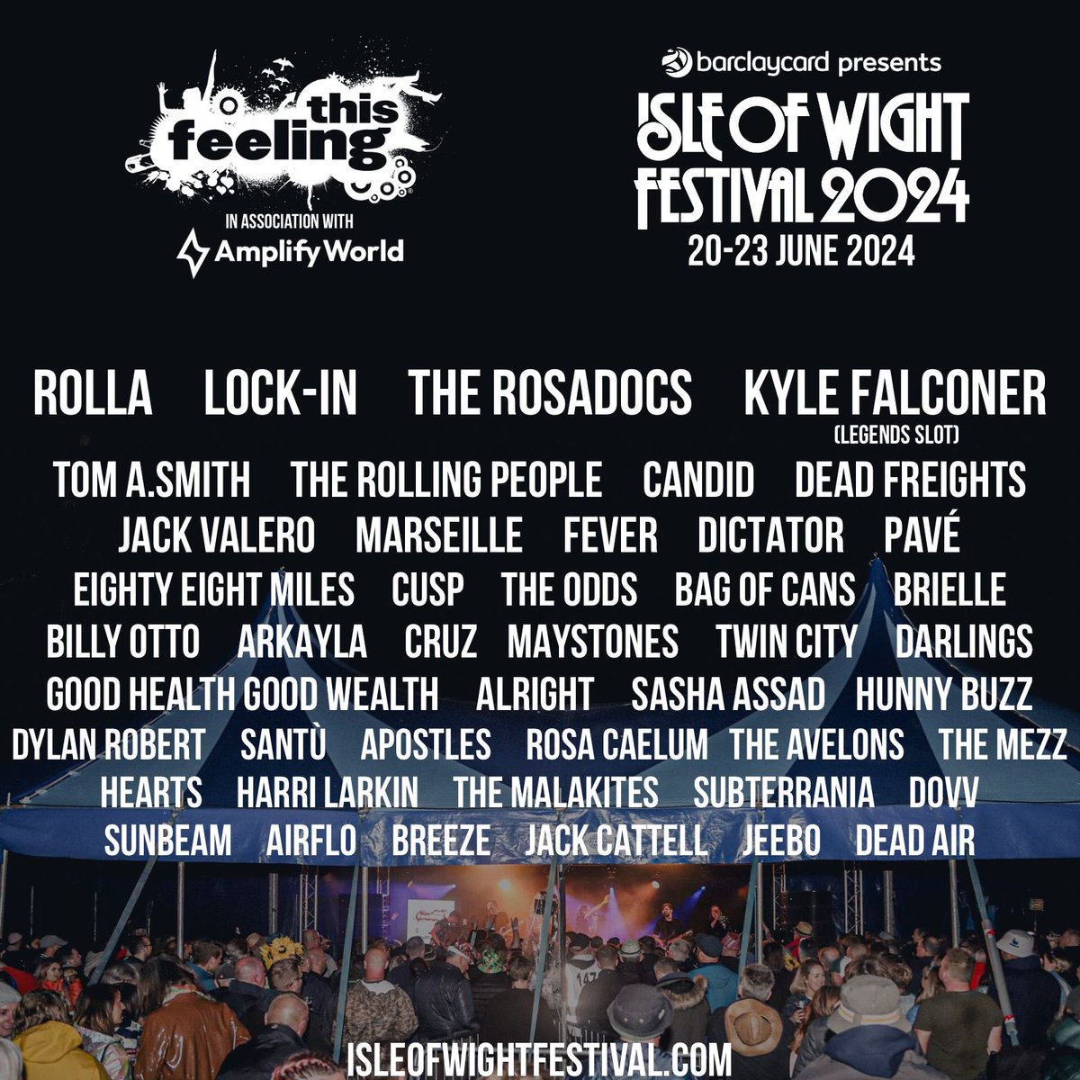 TheAvelons's tweet photo. Our biggest announcement yet!! 👇 

Buzzing to announce that we are playing the @This_Feeling @amplify_link stage at @IsleOfWightFest 

get your tickets here https://t.co/YYAECt9tmo https://t.co/9ZJJBc5QfH