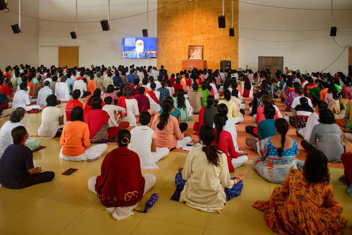 Buddha Purnima celebrations at Isha Yoga Center #buddha #fullmoon