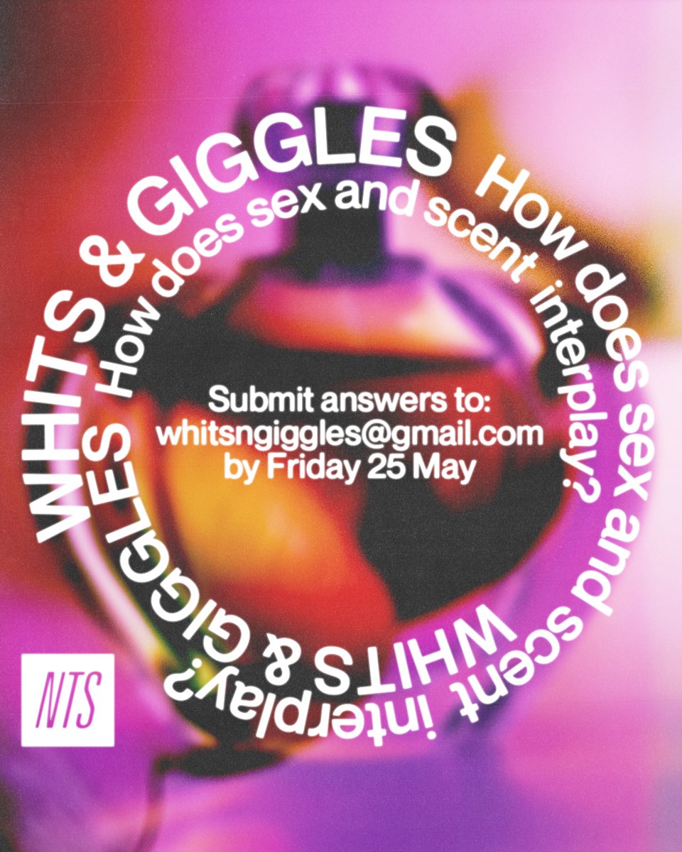 How does sex and scent interplay? Send your answers to whitsngiggles@gmail.com by this Friday...