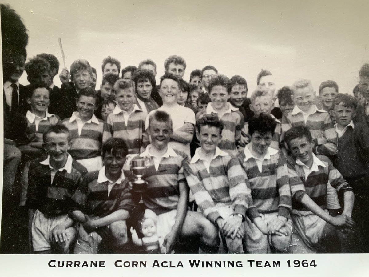CompassBar's tweet image. Currane won the Corn Acla for the 2nd time in 1964. To celebrate its 60 year anniversary, a presentation is being made to all team members in The Compass on Sat June 1st. 
Achill Juveniles won the county championship that year &amp;amp; a presentation will be made to that team also.