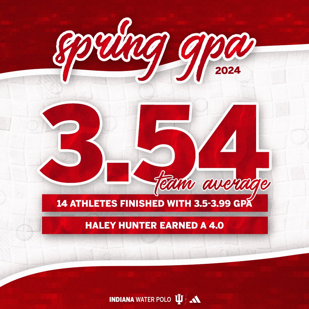 The Hoosiers put in the work in the classroom this semester ⚪️🔴