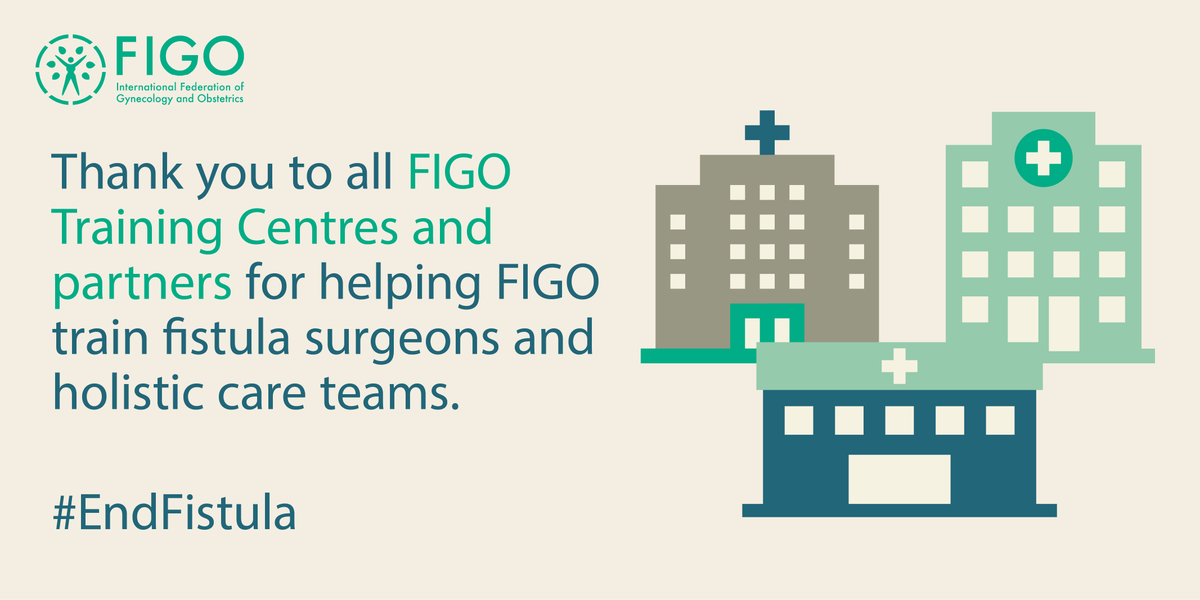 FIGOHQ's tweet photo. A heartfelt thank you to our FIGO training centres, partners, &amp; supporters for your commitment to ending obstetric fistula. Your dedication helps us train skilled surgeons &amp; holistic care teams, bringing hope &amp; healing to countless women. 

#InternationalDaytoEndObstetricFistula https://t.co/0DJddkgpWe