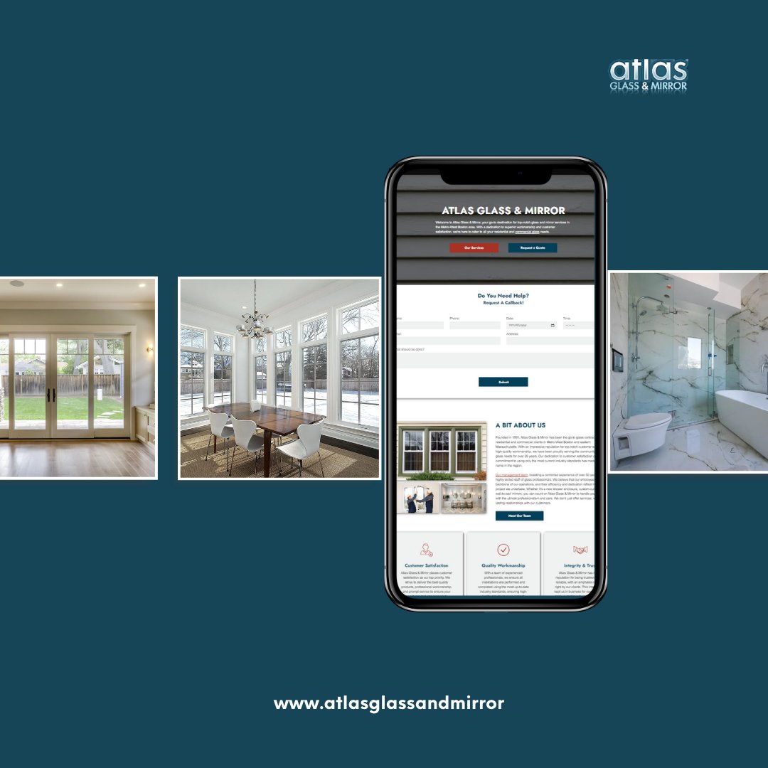 AtlasGlassM's tweet photo. Check out our always-improving website for anything involving glass. Our company does it whether is custom glass installation, replacement, or more! Give us a call today or visit our website for more information!

https://t.co/BGHeXlaMRk

#glass #mirrors #glassinstall https://t.co/NlKHA0e8xk