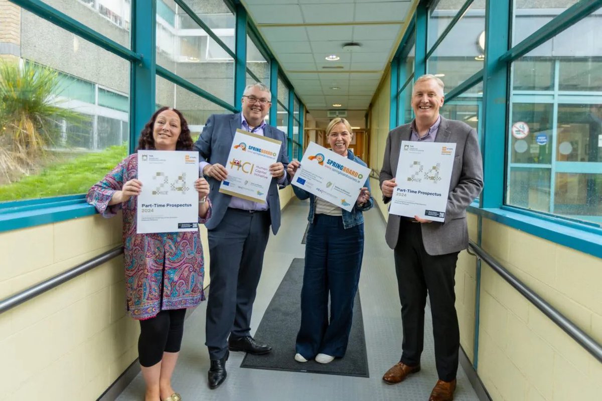 📢NEWS: €8m worth of funded student places up for grabs at TUS!

Today, TUS launched their SB+ and HCI funded programmes designed to meet the needs of our region’s industries and to ensure that learners upskill and reskill to be industry ready.
Read more tus.ie/news