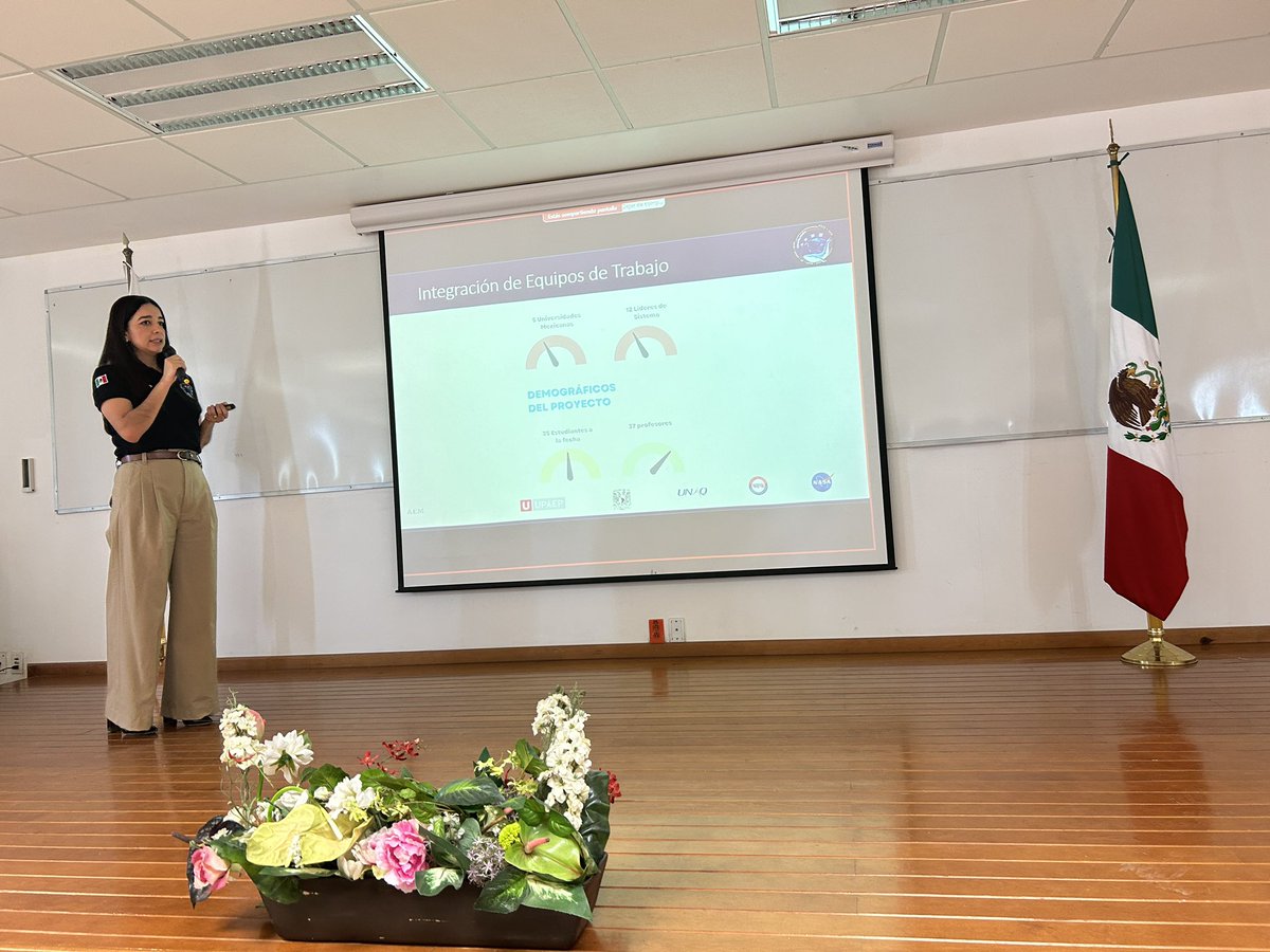 KarlozDuarte's tweet photo. La Mtra @ESEVILLAG de la @UPAEP participa en la Revisión de los Requerimientos del Sistema,
SRR, de la #ConstelaciónAztechSat

Esta revisión se está realizando en la @UNAQmx como parte de los trabajos del Congreso de Innovación y Emprendimiento Aeroespacial #INAE https://t.co/nRdxjwoGYp