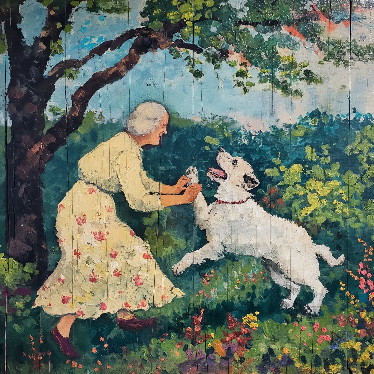 Miss_Mel_Leigh's tweet image. “Because of the dog’s joyfulness, our own is increased. It is no small gift.” 

~Mary Oliver 
#Contagious