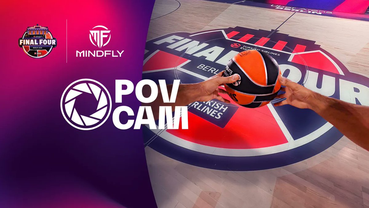 The fans wanted it and here they have it: MindFly POV Cam returns for the Final Four! Following on from the successful collaboration between Euroleague Basketball and MindFly during the 2023-24 Turkish Airlines EuroLeague Regular Season, the partnership is ready to go to another