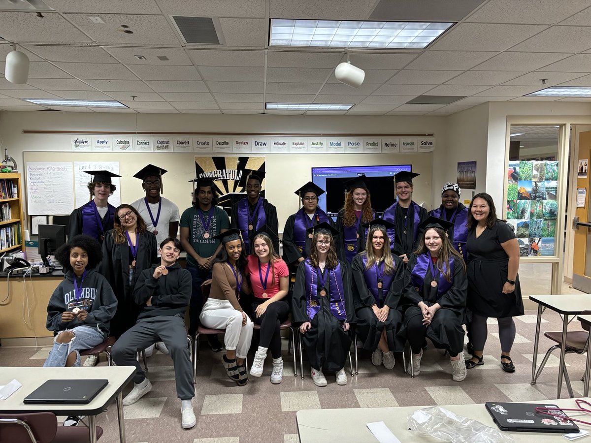 Our AVID 12 students celebrated their hard work by giving graduation speeches today that were heartfelt, hilarious, and inspiring. 100% of them have been accepted into a 4-year college or university! Congrats to these amazing seniors. 💜🎓💜