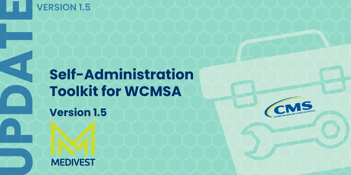 Medivest's tweet image. The Centers for Medicare &amp;amp; Medicaid Services (CMS) has released the Self-Administration Toolkit for WCMSAs version 1.5 on May 15, 2024. Read more at: medivest.com/2024/05/22/sel…

#CMS #SelfAdministration #WCMSA
