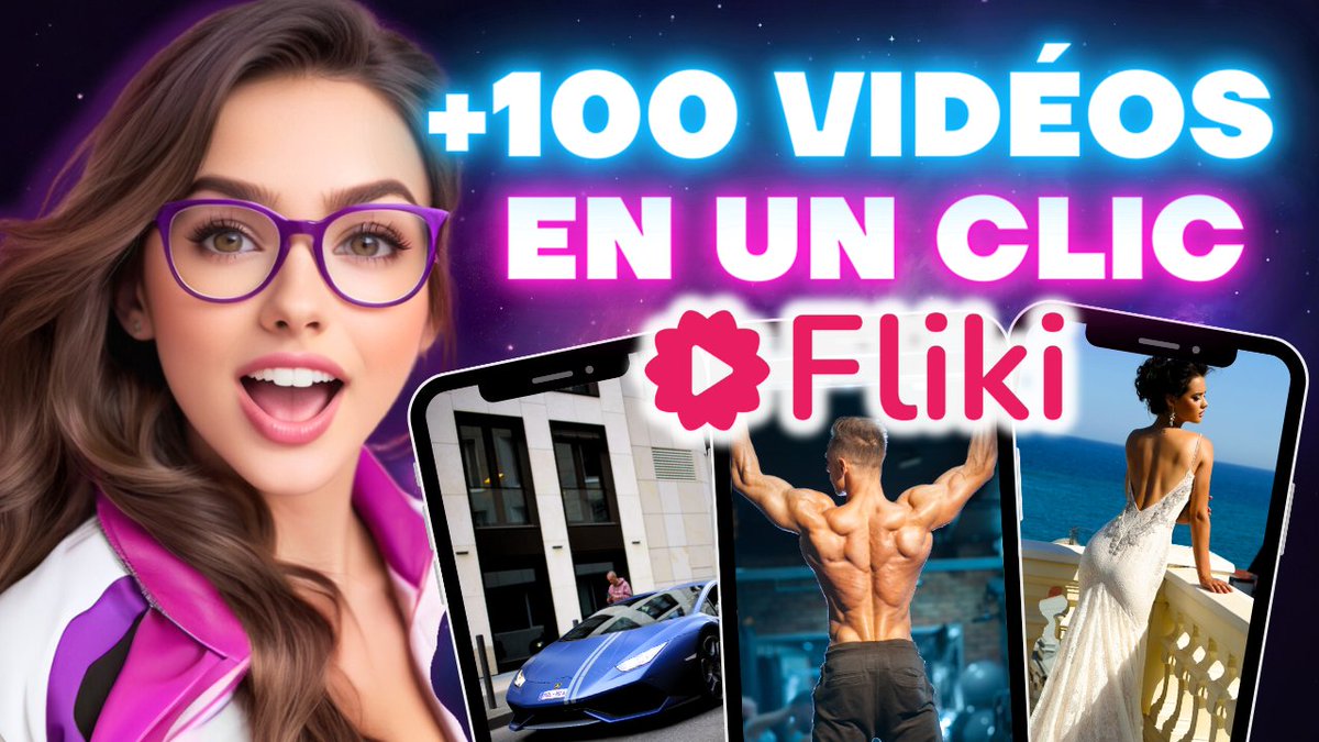 _SarahKaylie's tweet photo. 🤯Arrête le montage vidéo ! Cette IA te créer +100 vidéos Tiktok en 10min 🤩 @fliki_ai 
👉👉 https://t.co/hWoqYvXwir 

#flikiai #ai #ia #aitools #videotiktok #outilsIA #generateurIA #tiktok https://t.co/XbAJVpC6ec