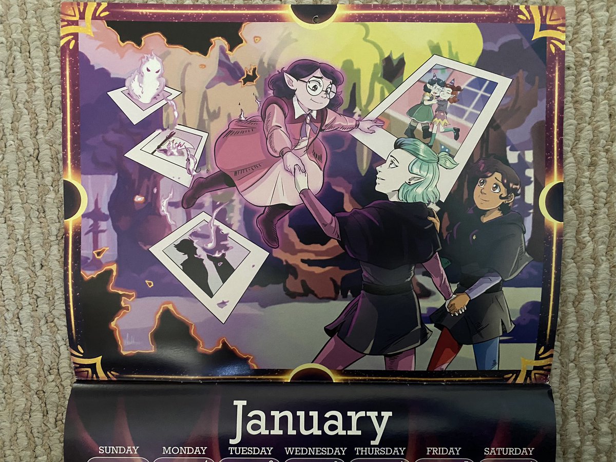 jessicanimation's tweet photo. I got this calendar late but awww, I love the Willumity art for January. 😭
#TheOwlHouse #Willumity https://t.co/j2Gmu9GYnQ