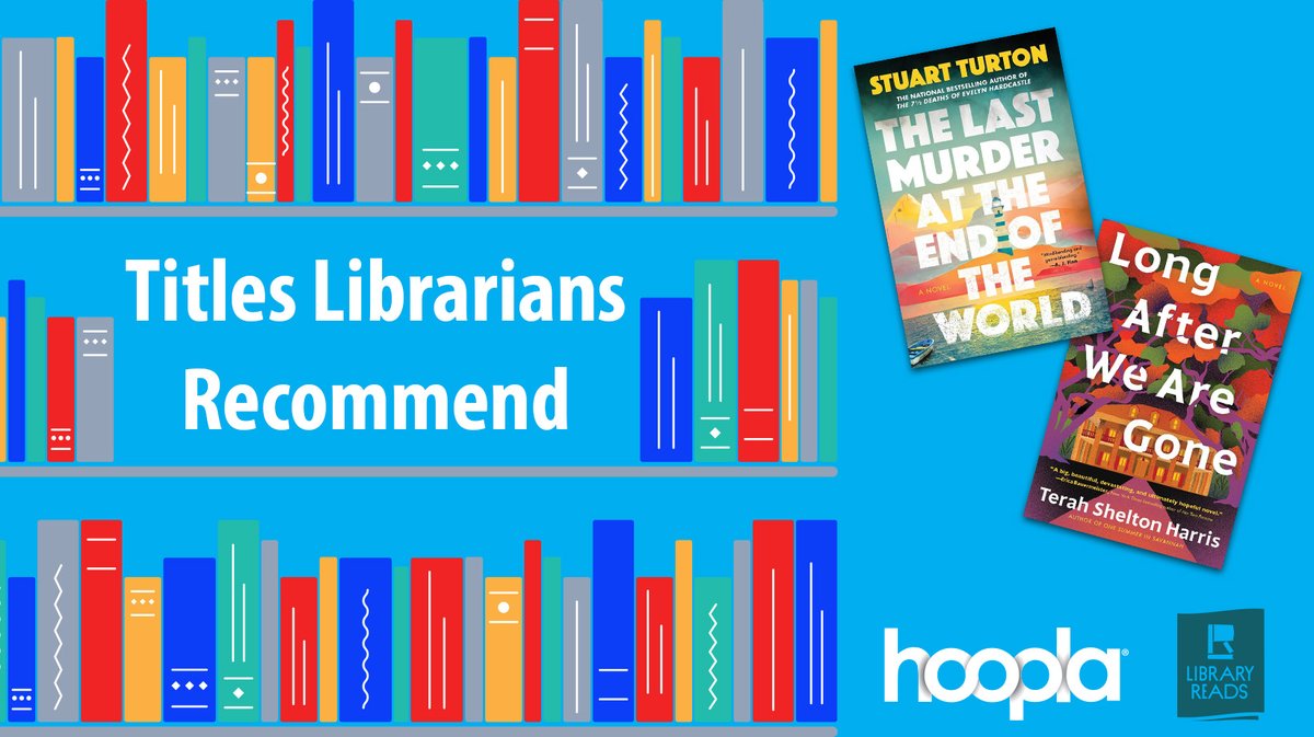 📚 Check out these librarian favs and more on hoopla! 🎉 <a href="/LibraryReads99/">LibraryReads</a> hoopla.app.link/xDsHFXMNBJb