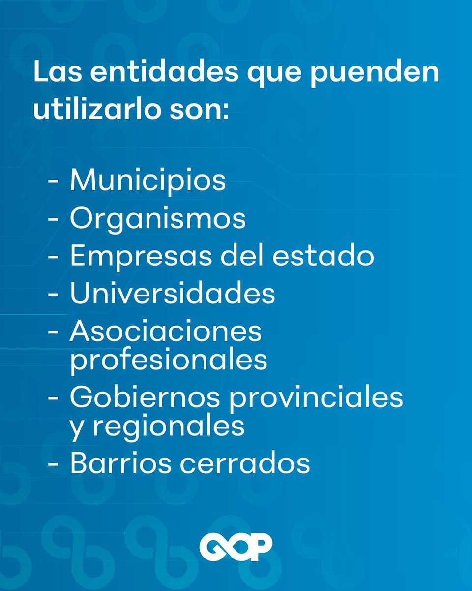 KafeSistemas's tweet photo. ¿Sabías que podías utilizar GOP?
 Si tenés dudas respecto a la utilización 👉 comunicate con nosotros (link en bio) 
#kafesistemas #gop #govtech #tecnologia https://t.co/qCAtG01wwj