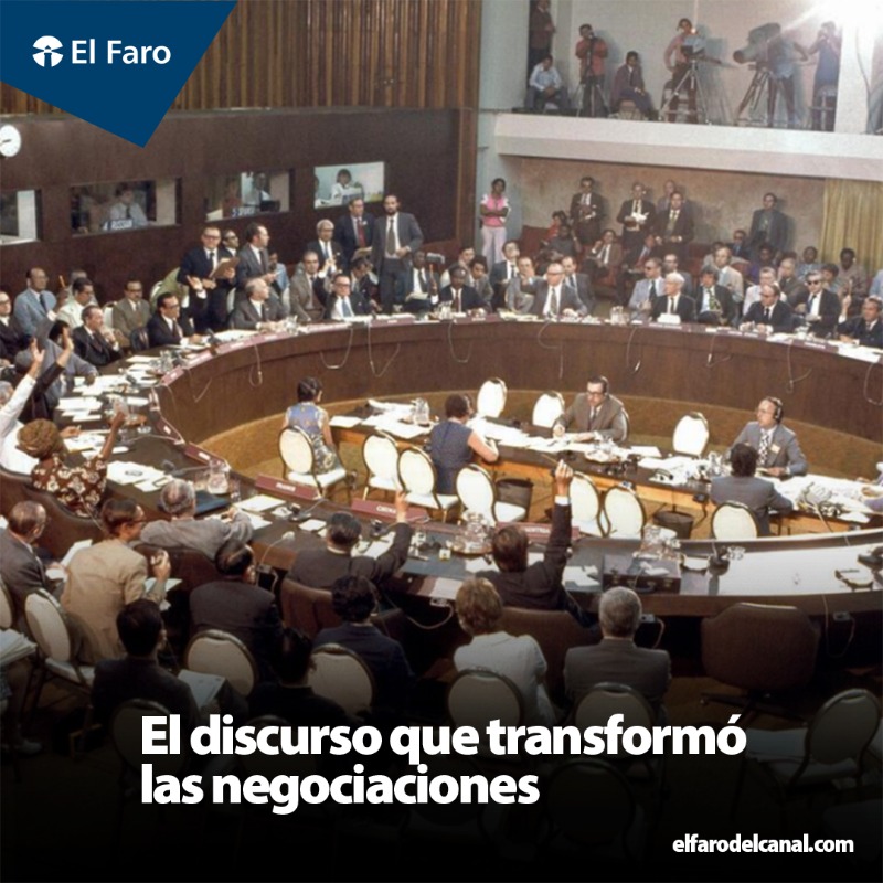 canaldepanama's tweet photo. 🇵🇦 El poder de la diplomacia panameña: Descubre cómo un discurso histórico transformó las negociaciones por la soberanía y cambió el curso de la #historia. Accede ya a tu revista El Faro 👇