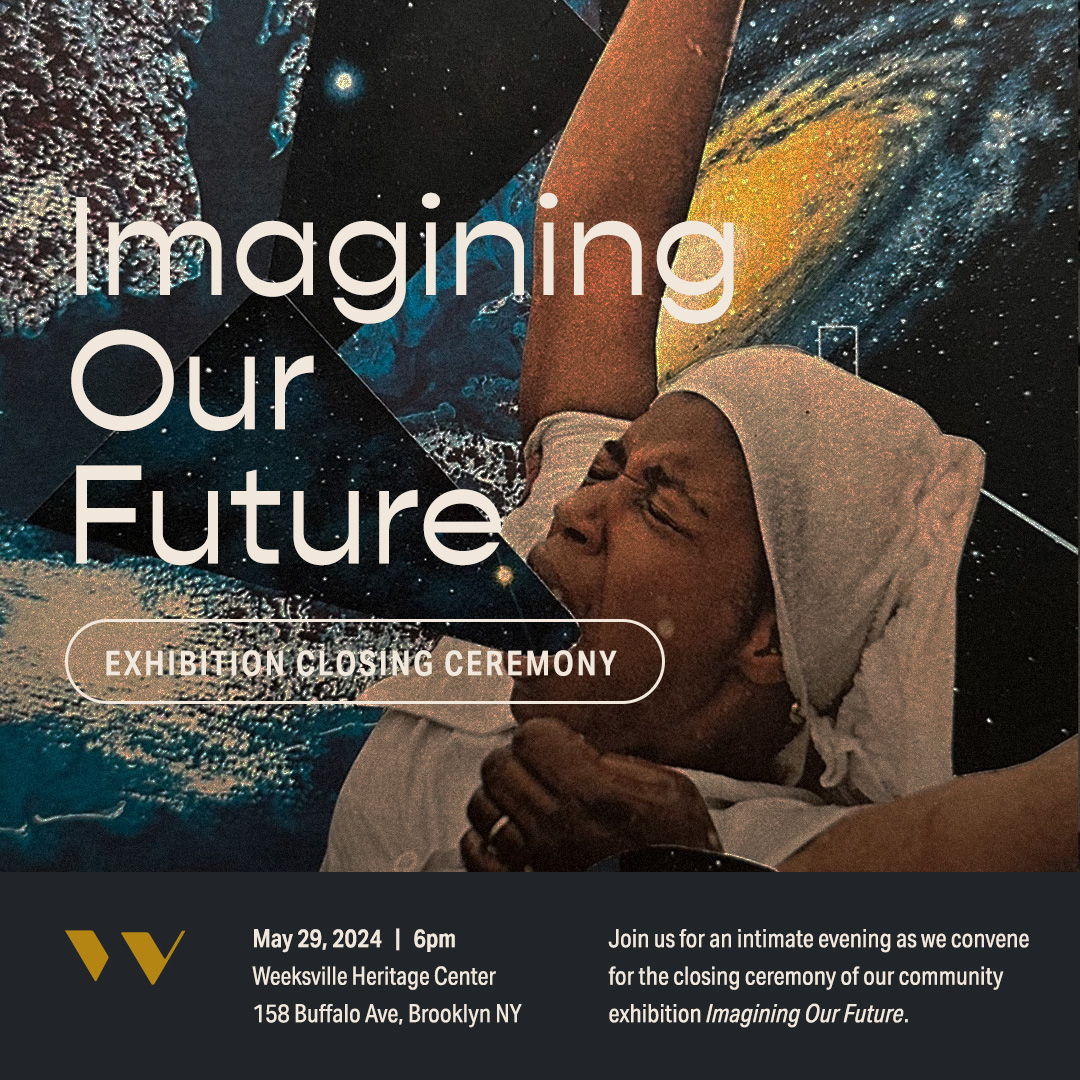 Join us May 29th for the closing ceremony of our community exhibition Imagining Our Future. This stunning exhibition brought together 11 artists to speak to the collective nurturing of our immediate environments as we imagine new worlds together.

RSVP: bit.ly/3VcWAN2