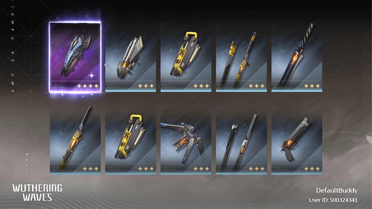 DefaultBuddy's tweet photo. First pull no luck :( ⁦@Wuthering_Waves⁩ https://t.co/WdyknCNjGm
