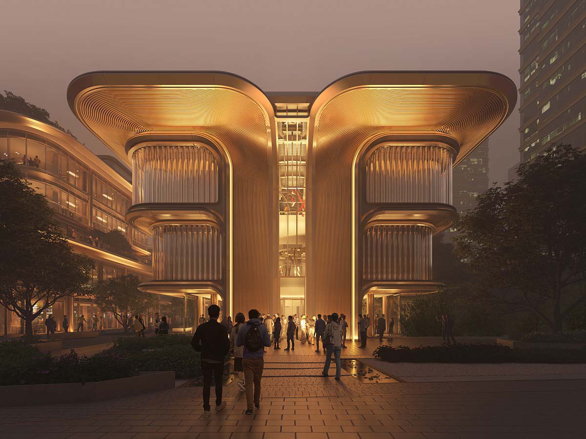 Foster + Partners unveils design for Changfeng mixed-use development in Shanghai, China: worldarchitecture.org/architecture-n… #architecture