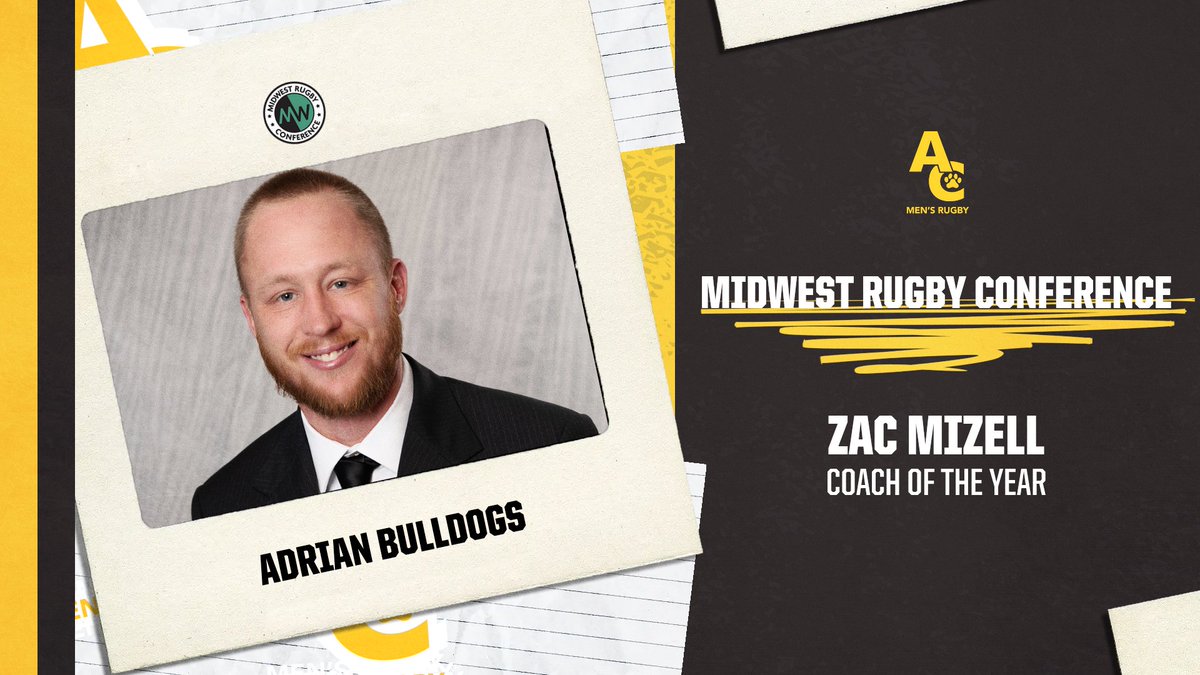 Zac Mizell of @ac_mensrugby was tabbed the 2023-24 Midwest Rugby Conference Coach of the Year on Thursday as announced by the conference. 📰 -- tinyurl.com/bspjn2bx #d1arugby #GDTBAB