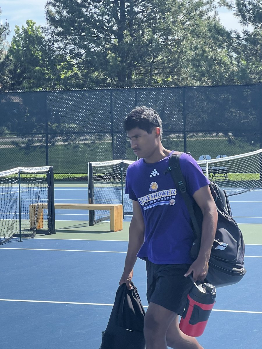 @IkeLions @SDNBSchools @IkeSDNB @Sports_Freeman @wiaawi @WOODLANDconf1 #1 Singles, Sonu Beeram also advances to @wiaawistate tennis tournament with his first match win against MSL.