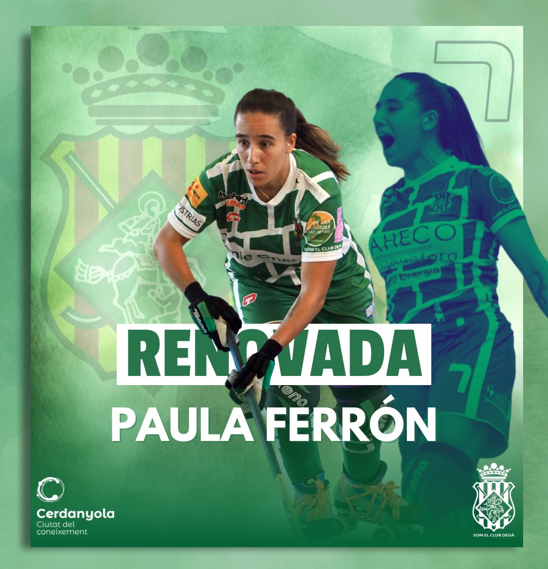🟢⚪️ 𝐎𝐅𝐈𝐂𝐈𝐀𝐋 | Renovada ✅

🙌 <a href="/paulaferron7/">Paula Ferrón</a> continuarà defensant els nostres colors la temporada vinent!

✊ En 2 anys al club, la Paula s’ha convertit en un pilar fonamental a l’equip d’OK Lliga! 🟢⚪️

😃 Contents de tenir-te amb nosaltres, Pauleta!

#ForçaSarda💚