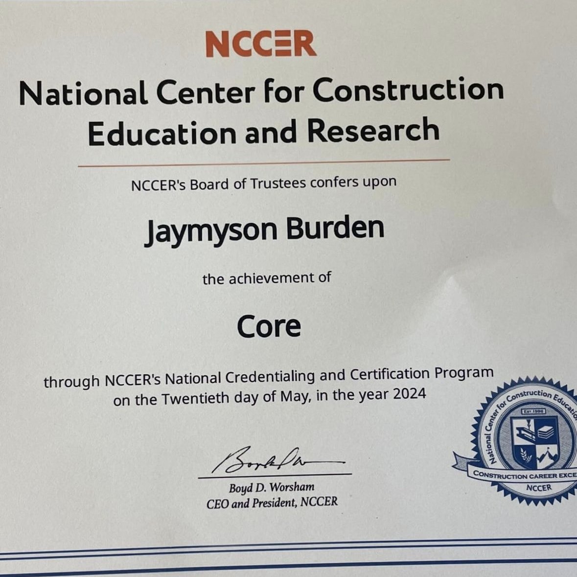 🌟🎉 Big congratulations are in order for Norfolk Technical Center Carpentry students who have passed the National Center for Construction Education & Research Core Curriculum!

This is a huge achievement! Keep building towards your dreams!

#NPSProud