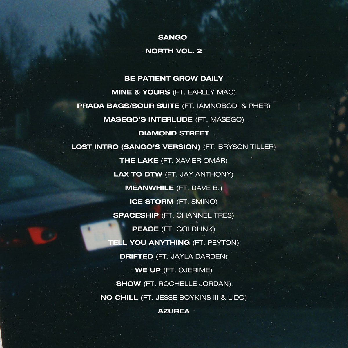 Album out at midnight. Here is the track list 🫶🏾