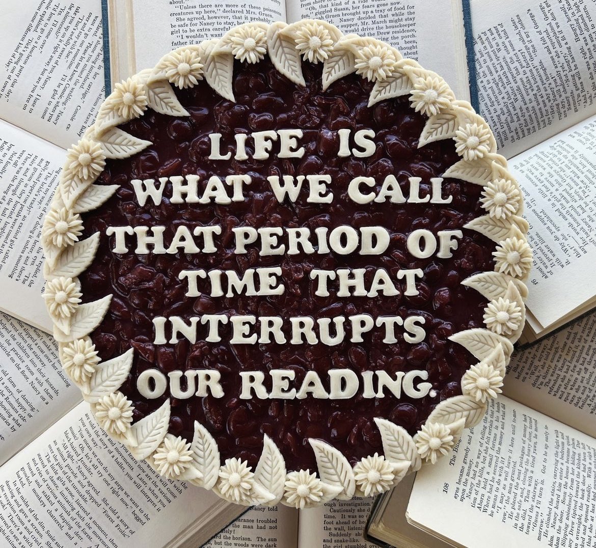 If only we didn’t have those pesky responsibilities that stopped us from reading as much as we’d like 💭 From the iconic pieladybooks on IG 🥧