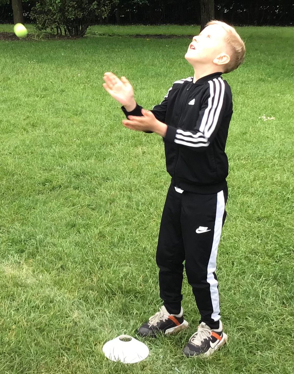 More photos of class doing the sports challenge! #nurture #stjohnscurriculumpe