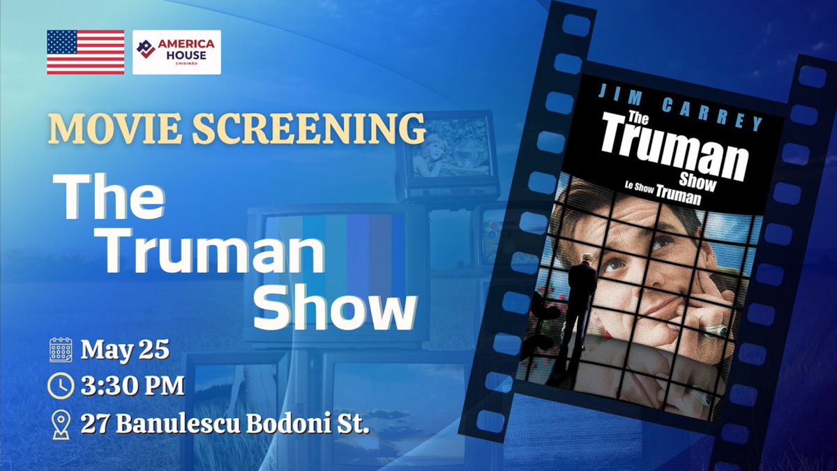 📽️ America House invites you to a compelling movie screening of 'The Truman Show' (1998). A thoughtful reflection of the relationship between reality and media, we look forward to sharing this cinematic experience with you. #Cinema #AmericaHouse #TheTrumanShow

Link: …