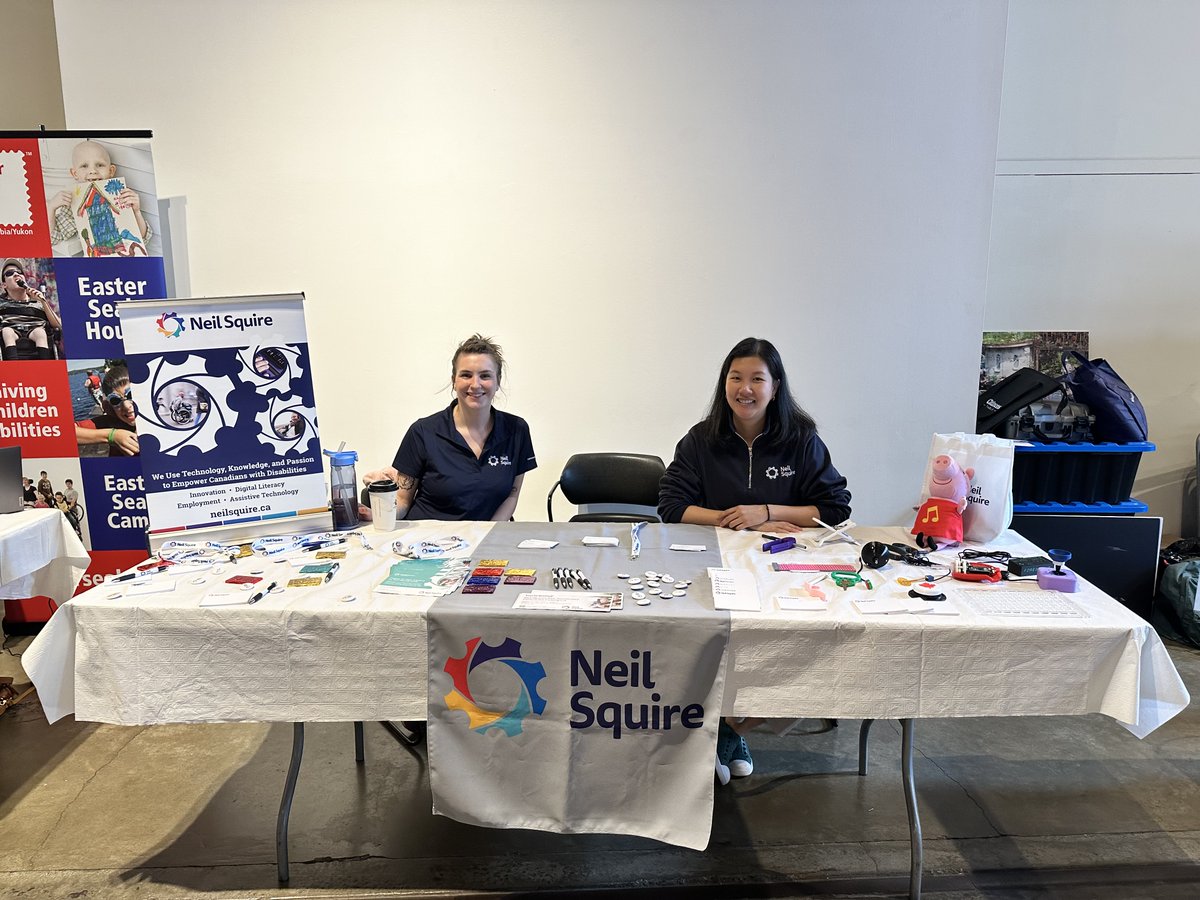 NeilSquireSoc's tweet photo. We had a great day at ConnecTra's Abilities Expo yesterday in Vancouver!
#NeilSquire #Collaboration #BCSCINetwork #CreativeEmploymentOptions #Solutions @MakerMakeChange #DistanceComputerComfort #ComputerComfort #HearingSolutions https://t.co/BmXMSwGFSO