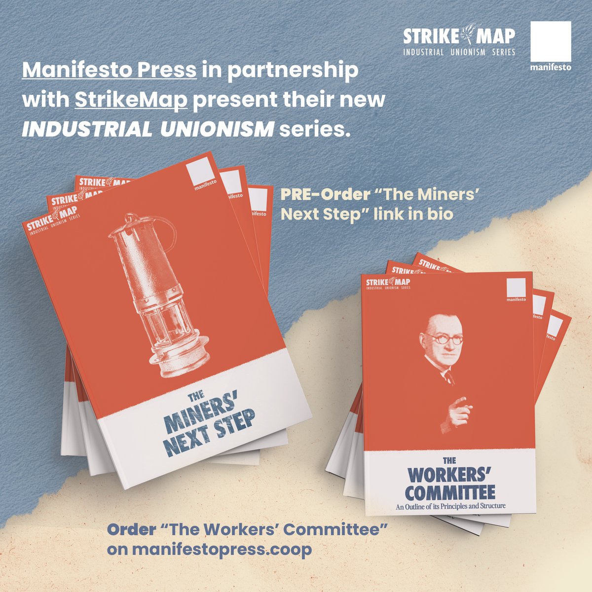 Manifesto_Press's tweet image. Introducing ‘Miners’ Next Step’, the second instalment of our &apos;Industrial Unionism&apos; pamphlet series with @strikemap.

Pre-order yours:
bit.ly/MinersNextStep…

‘Miners’ Next Step’ launching at @DurhamGala

#StrikeMap #Workers #books #PoliticalEducation #Unions #ShopStewards