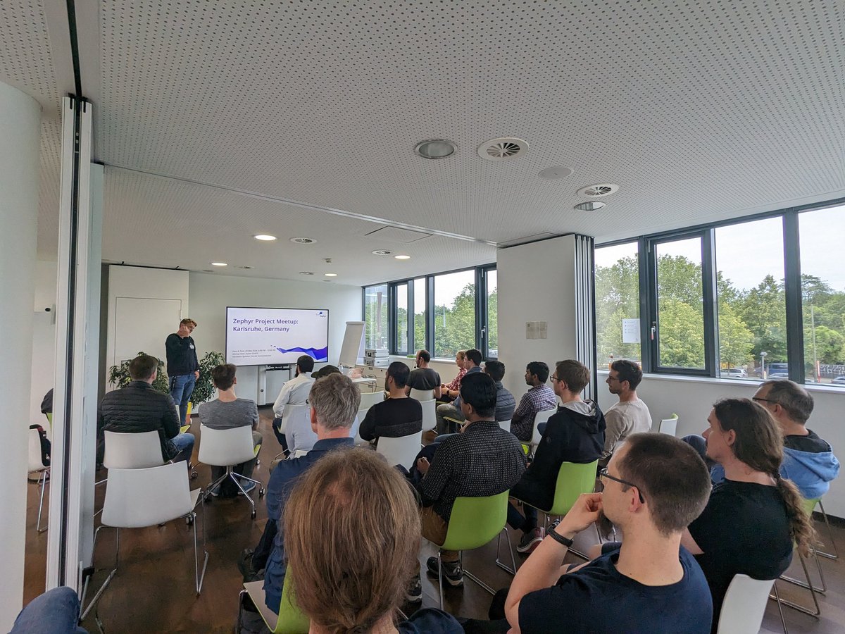 Ready, set, go! Zephyr project meetup at @inovexgmbh, Karlsruhe, Germany #ZephyrRTOS