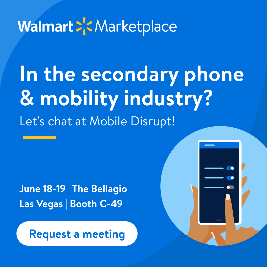 WalmartSellers's tweet photo. Looking to tap into one of the biggest marketplaces for refurbished mobile devices? 📱 Schedule a meeting with us at #MobileDisrupt to learn about programs like Walmart Restored and see how you can save on referral and fulfillment fees! https://t.co/U8iCVi57Bp

*Conditions apply. https://t.co/drRivac9q0
