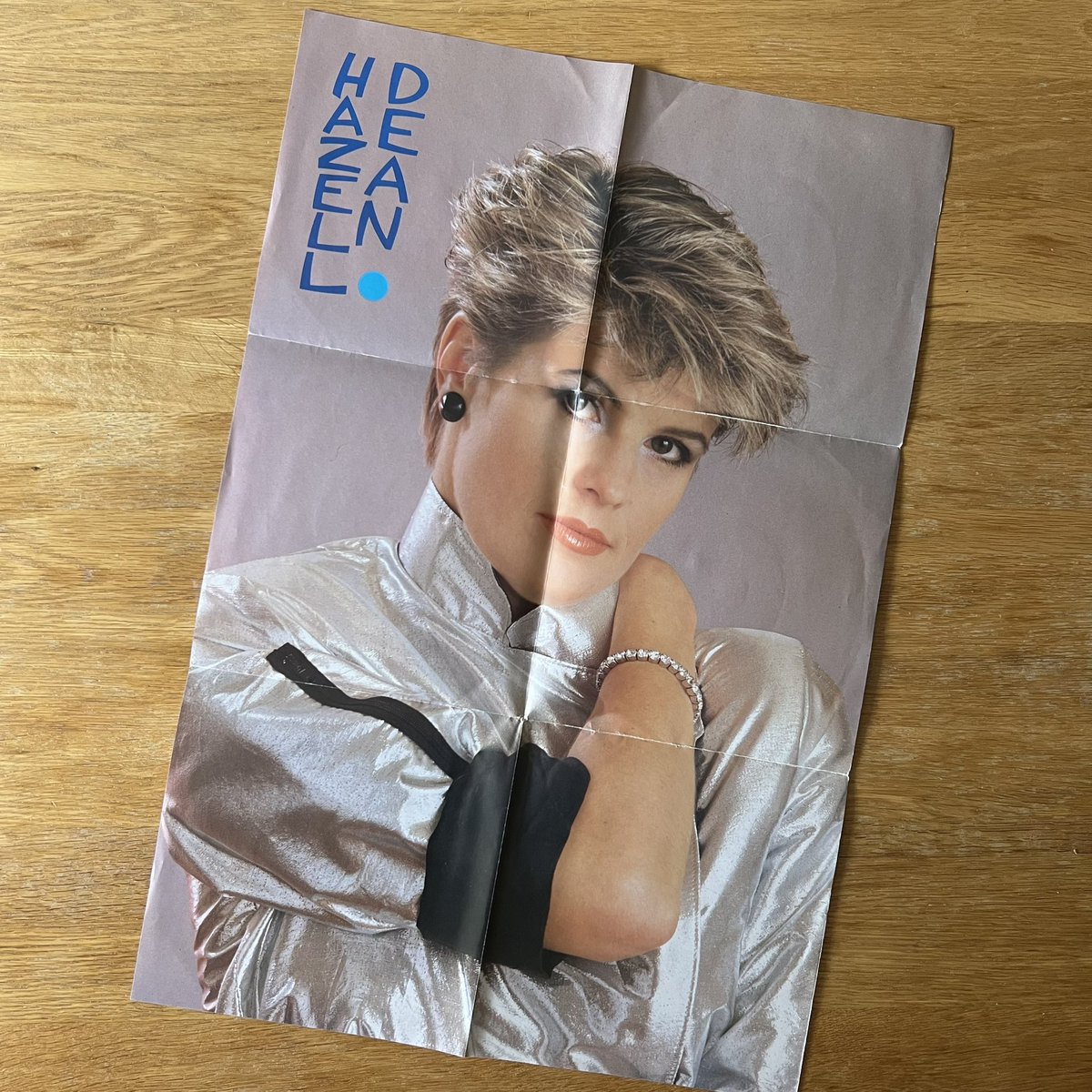 @PWLHitFactory @PeteWatermanOBE @mikestockmusic @matt_aitken25 @HazellHD #StockAitkenWaterman single No 11 was “No Fool (for Love)”, by Hazell Dean, 41 in the UK in March 85. Here are the UK 12”, standard, poster bag and picture disc 7” editions, and the German single “Harmony”, which included “No Fool” as its b-side. #PWLCollection #PWL40 #PWL