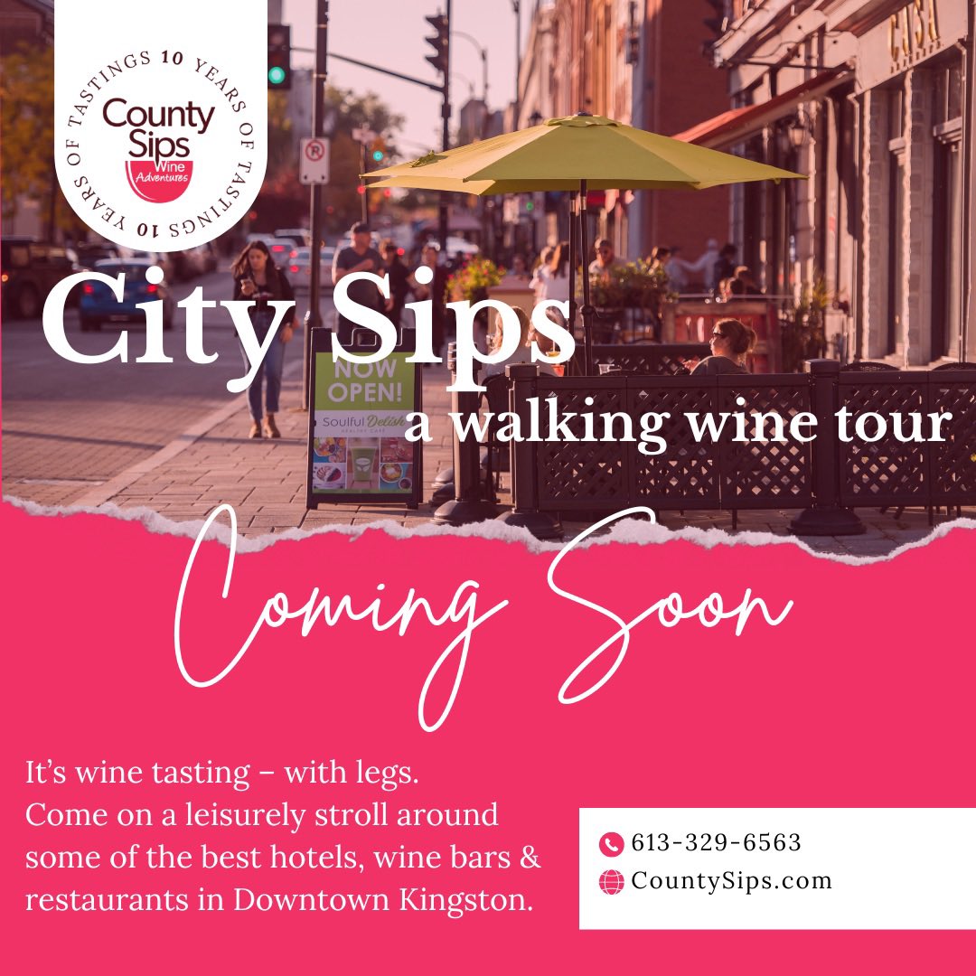 CountySips's tweet image. City Sips …. A Walking Wine begins Thursday, June 6