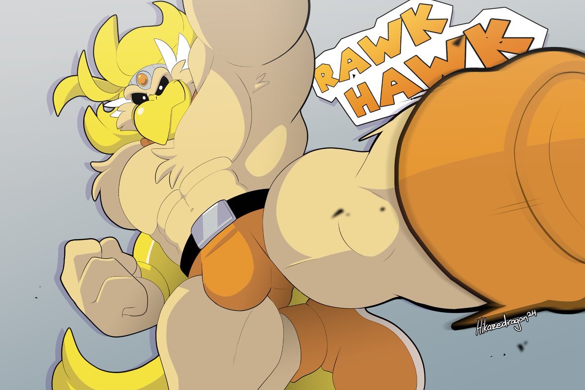 Rawk Hawk’s Epic Entrance! 🦅🦵 #PaperMarioThousandYearDoor