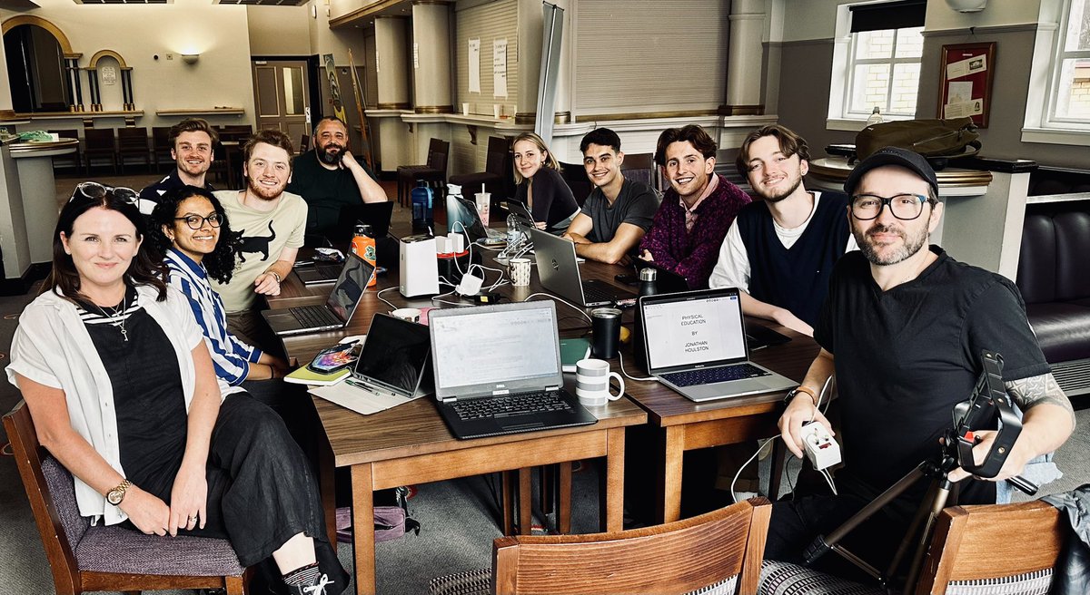 What a team! 2 days of R&amp;D on this incredible play ‘Physical Education’ by <a href="/JonHoulston/">Jonathan</a> directed by @Christian2178 <a href="/SwanseaGrand/">Swansea Grand Theatre</a> <a href="/SwanseaCouncil/">Swansea Council</a> 💥