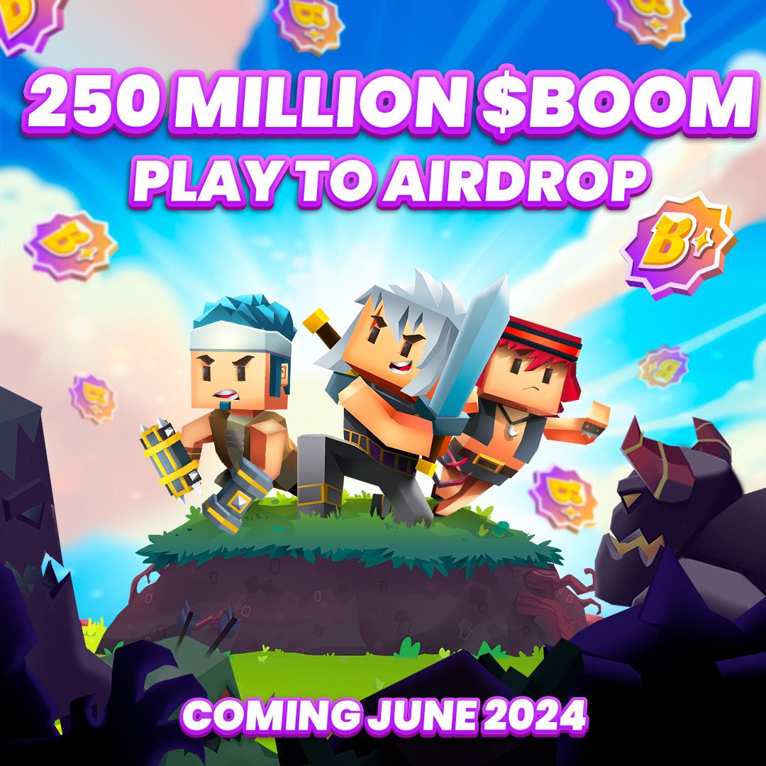 Boomland’s 250M $BOOM Token Prize Pool 💰 To celebrate @BoomLandGames launch on @Immutable zkEVM, they are launching a Play-To-Airdrop Event for Hunters On-Chain! About Hunters On-Chain: 🔹 Top-down, fantasy, casual PVE action game. 🔹 Multiple game modes including Hunt, Boss