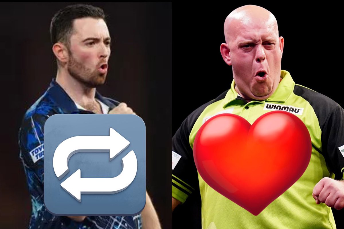 🏆 Premier League of Darts 2024! Who wins tonight’s second Semi-Final match? 🤔 🔁 for LUKE HUMPHRIES ❤️ for MICHAEL VAN GERWEN