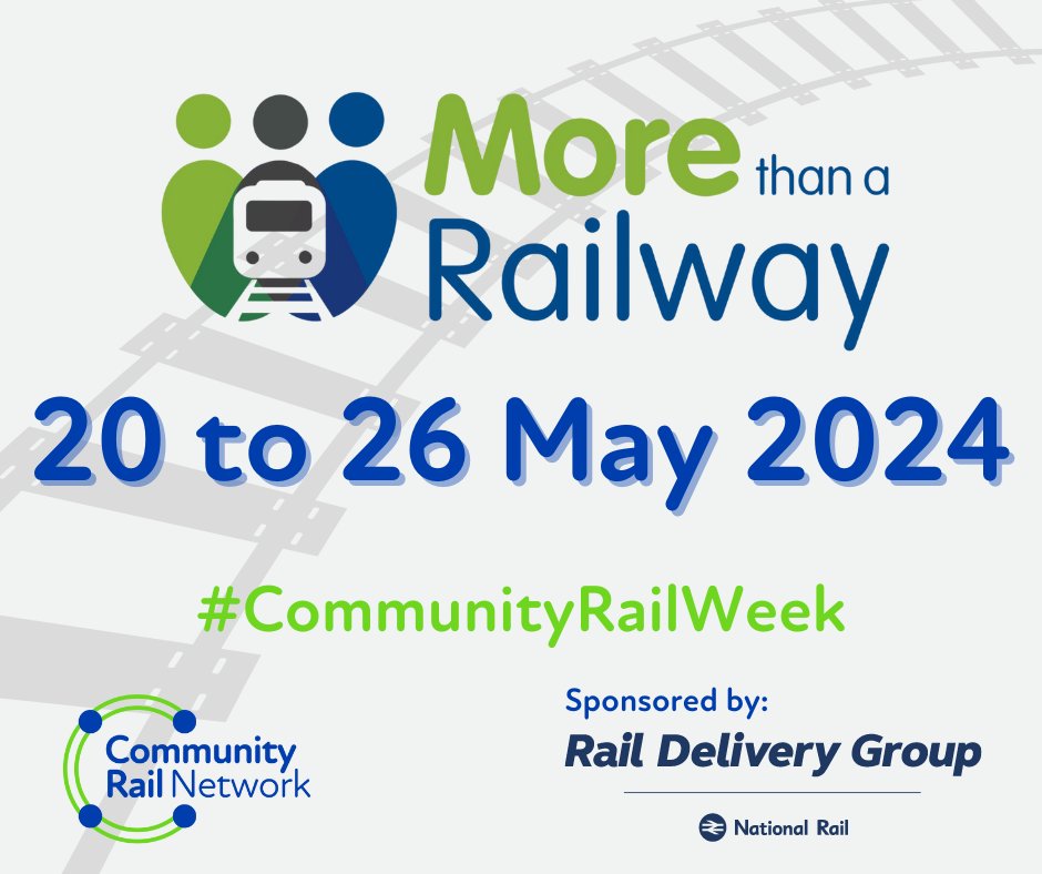 Wow, how incredible was #CommunityRailWeek? 😍 A huge thank you to all our members and partners who hosted events and activities, and to our sponsor @RailDeliveryGrp. We’ll be looking back at all the highlights in Wednesday’s newsletter. Sign up here: communityrail.us3.list-manage.com/subscribe?u=02…